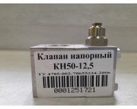 Клапан напорный КН50-16,0; КН50-12,5; КН50-6,3